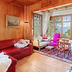 Chalet Grand Rustique A Gryon, Avec Vue Et Cheminee Gryon
