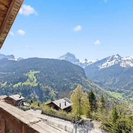Grand Rustique à Gryon, Avec Vue Et Cheminée * Gryon