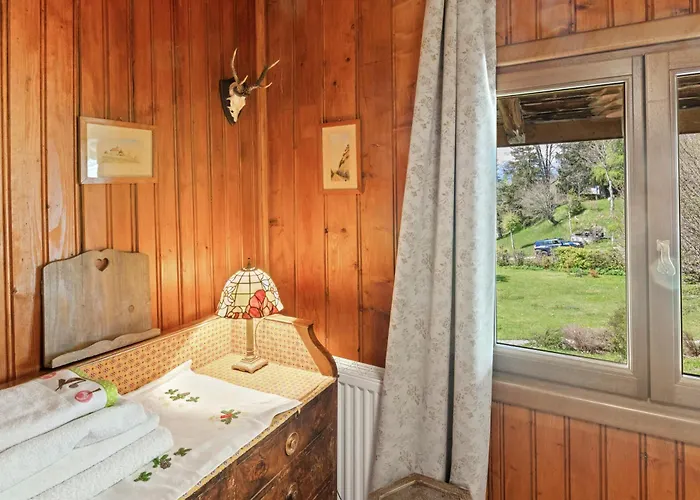 Grand Rustique à Gryon, Avec Vue Et Cheminée