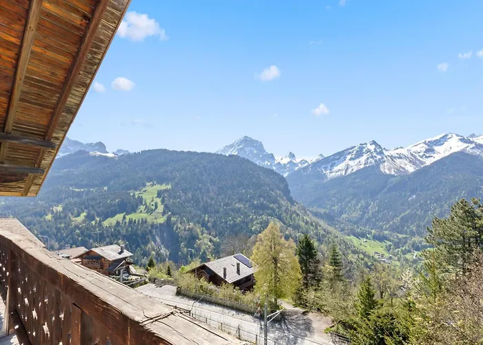 Grand Rustique à Gryon, Avec Vue Et Cheminée * Gryon