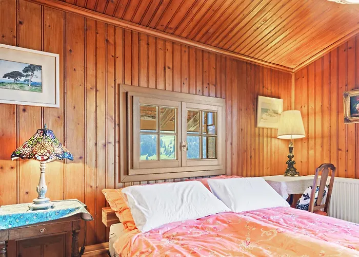 Chalet Grand Rustique à Gryon, Avec Vue Et Cheminée