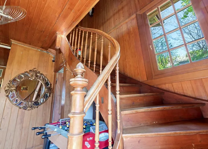 Grand Rustique à Gryon, Avec Vue Et Cheminée Chalet *