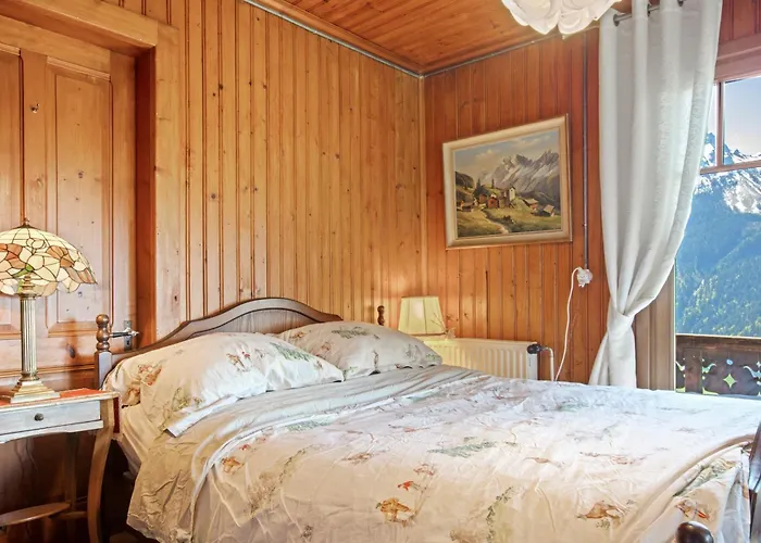 Chalet Grand Rustique à Gryon, Avec Vue Et Cheminée