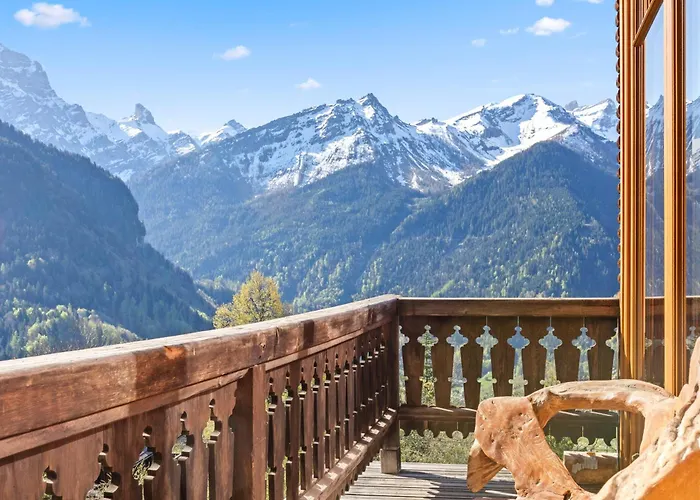 Chalet Grand Rustique à Gryon, Avec Vue Et Cheminée