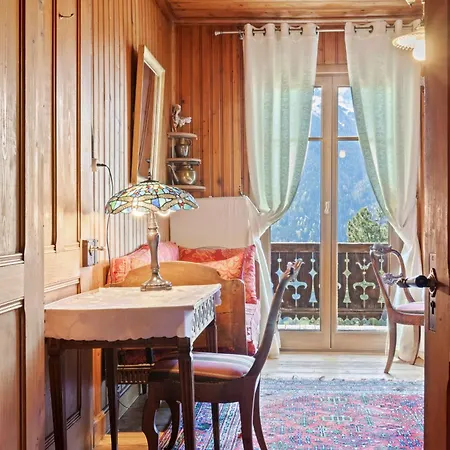 Grand Rustique à Gryon, Avec Vue Et Cheminée Chalet *